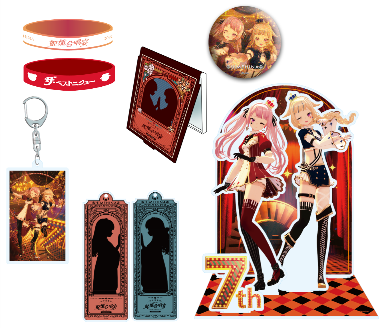HIMEHINA7周年LIVE in TDC グッズデザイン